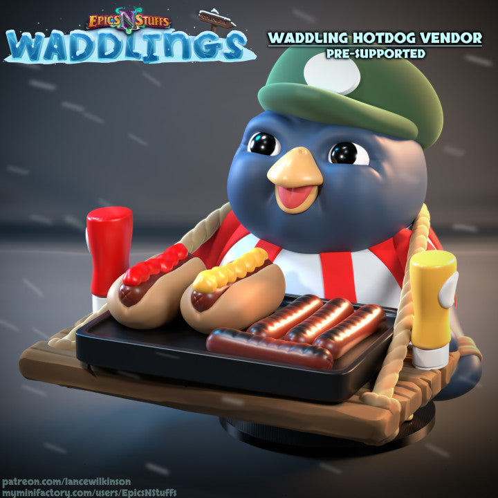 Waddling Hotdog Vendor