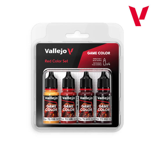 Vallejo Game Color set (Red)